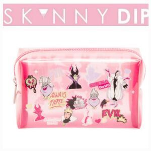 SkinnyDip London Cruella DeVil Clear Pink Makeup Bag